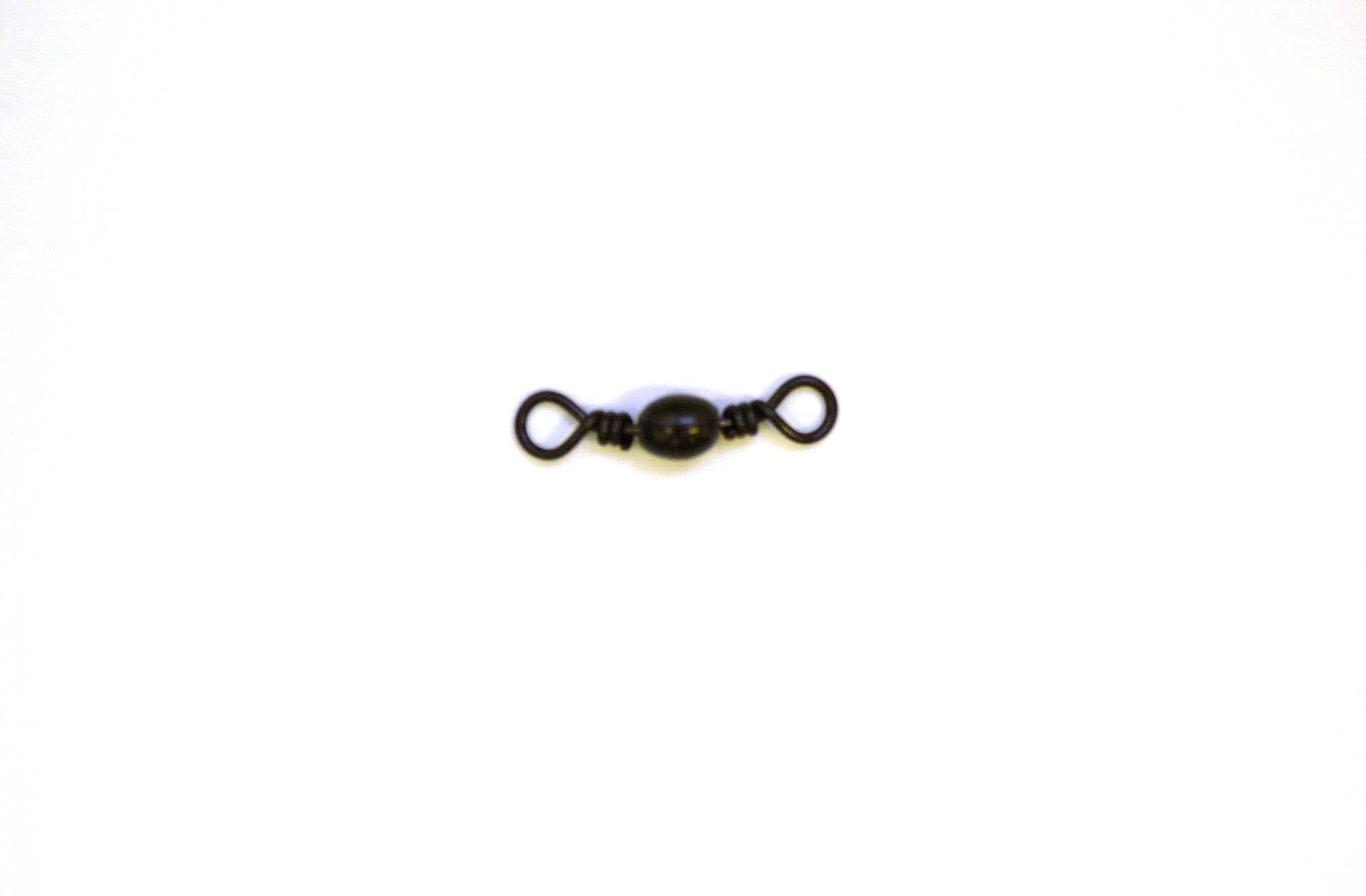 Eagle Claw Swivel-Black Barrel 12ct-12pk Size 5