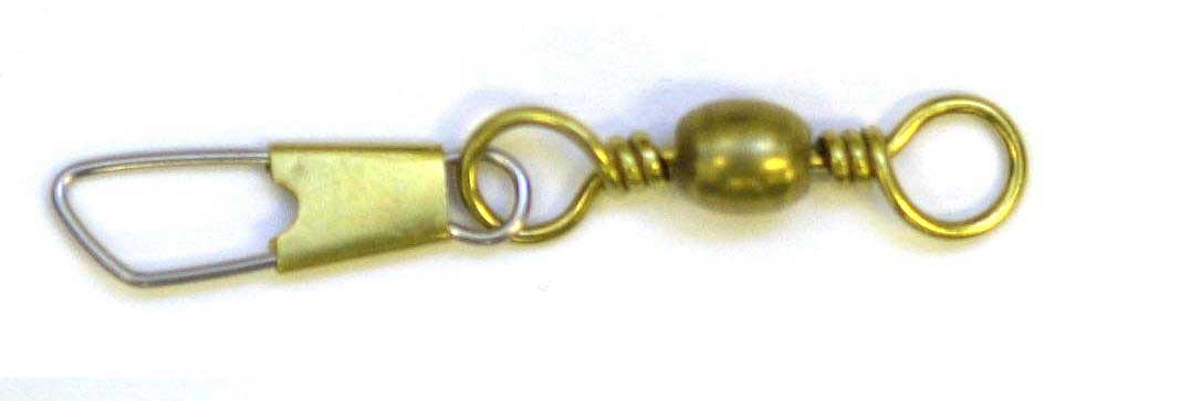 Eagle Claw Swivel-Brass Snap 12ct-12pk Size 1