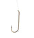 Eagle Claw Aberdeen Bronze Snelled Hook Size 2