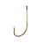 Eagle Claw Bronze Baitholder Hook 10ct Size 1-0