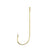 Eagle Claw Gold Aberdeen Hook 10ct Size 2