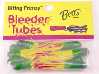 Betts Bleeder Tubes 1.5" 10ct Green-Yellow-Red