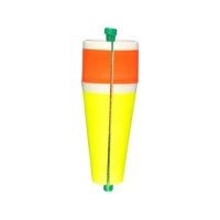 Comal Poppin Floats Slotted Weighted 4" Red-Yellow 12ct