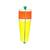 Comal Poppin Floats Slotted Weighted 4" Red-Yellow 12ct