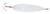 Nichols 6" Ben Parker Mini Magnum Flutter Spoon, Snow, 2.5oz