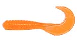 Action Bait 3" Curly Grubs 25pk Orange