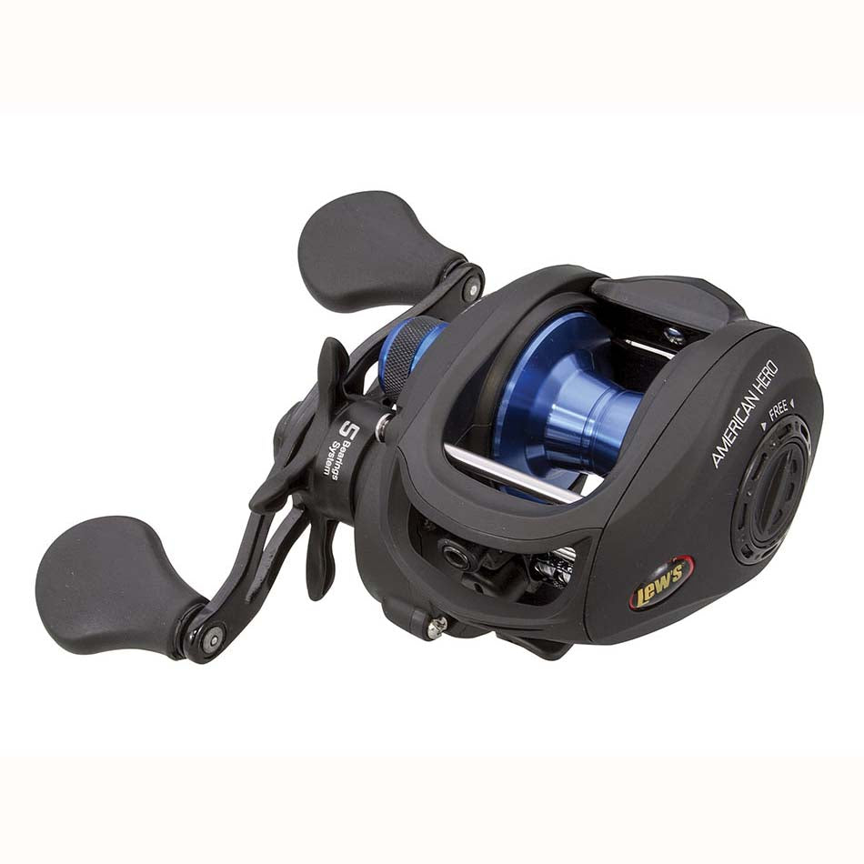 Lews American Hero Speed Spool Baitcast Reel 5BB-6.4.1-120yd/12lb