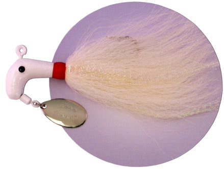 Blakemore Road Runner Bucktail 1-2oz 4-0 White-Red-White