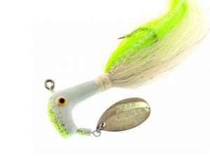 Blakemore Road Runner Bucktail 1-2oz 4-0 Chart-White-Chart-White