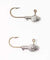 Eagle Claw Jig Head 1-16 10ct Fish Head-Unpainted