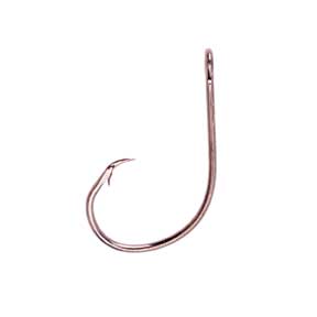 Eagle Claw Circle Bait Black Nickle Hook 20ct Size 5-0