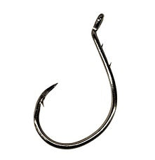 Eagle Claw Circle Bait Black Nickle Hook 10ct Size 2-0