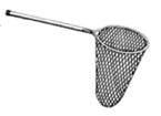 Mid Lakes White Nylon Pear Landing Net 15x18