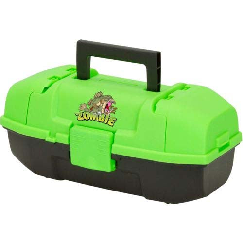 Plano Youth Tackle Box Zombie Fish Neon Green-Black