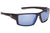 Strike King Sunglass S11 Pickwick Matte Black Blue Mirror Lens