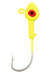 Eagle Claw Eagle Claw Saltwater Fish Head 1-8oz 10ct Chartreuse