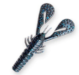 Z-MAN Turbo CrawZ 4" 6pk Black-Blue Flake