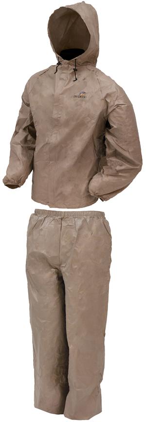 Frogg Toggs DriDucks Rainsuit-Khaki Large