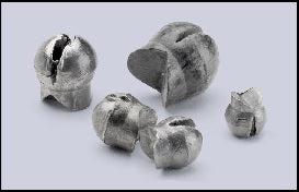 Bullet Weight Removeable Split Shot Value Pack Bag 11ct Size 3