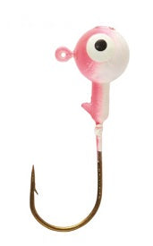 Eagle Claw Ball Jig Head 1-4 10ct Pink-Pearl