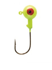 Eagle Claw Jig Head 3-8 10ct Chartreuse