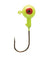 Eagle Claw Jig Head 3-8 10ct Chartreuse