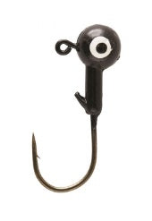 Eagle Claw Jig Head 3-8 10ct Black