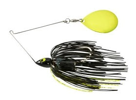 War Eagle Night Time Spinnerbait 1-2oz  CHA Black Chartreuse