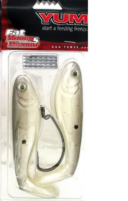 Yum Fat Money Minnow 5" 4ct Hologram Shad